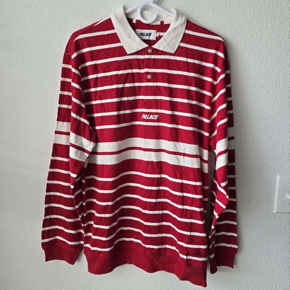 Palace long sleeve ‘Popper Polo’ large men’s NWOT
